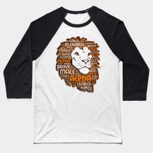 Alpha lion I am Baseball T-Shirt